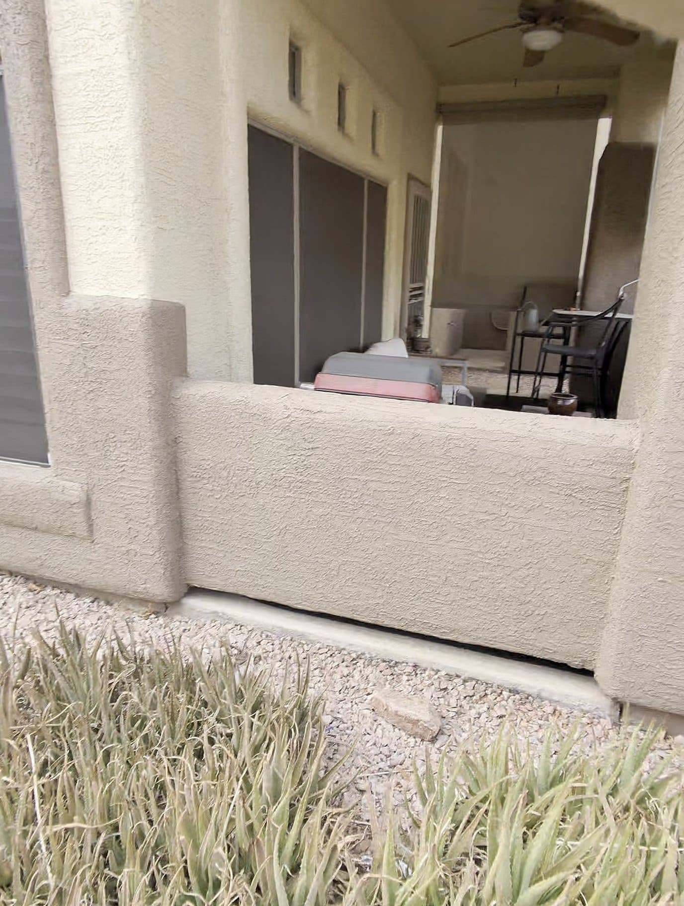 Commercial condo property with desert landscaping