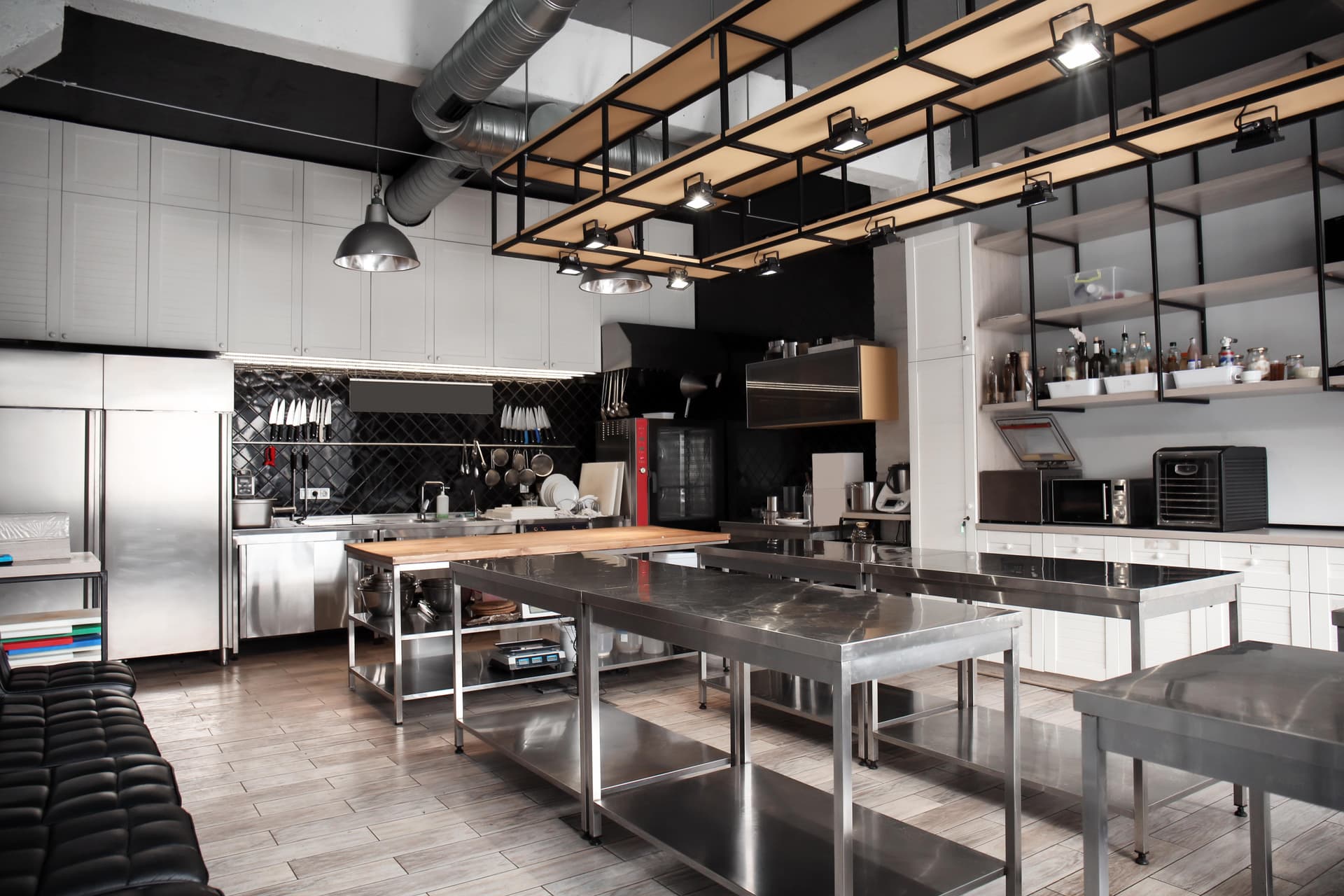 Stainless-steel commercial restaurant kitchen kept pest-free